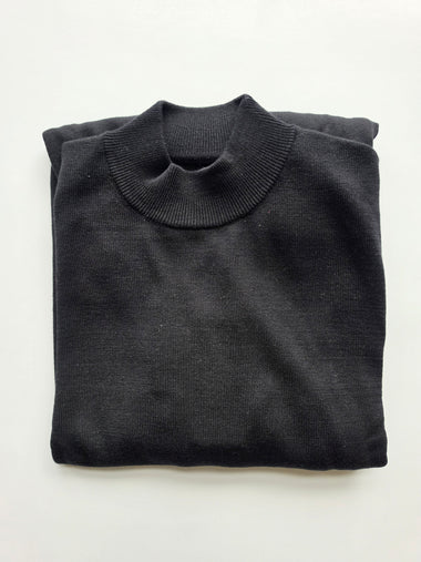 Men's Tulliano | Silk Cotton Knitwear Brighton Sweater | Black