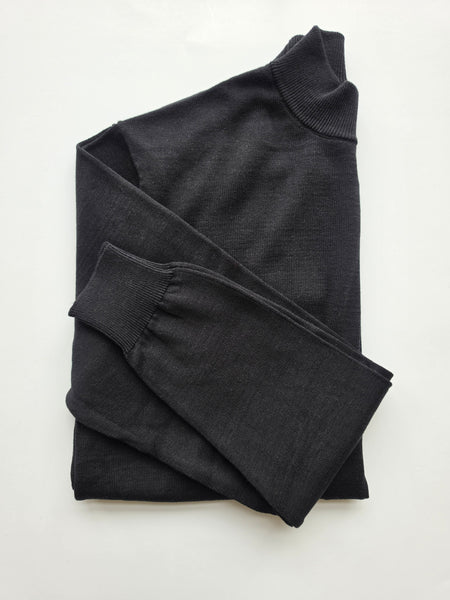 Men's Tulliano | Silk Cotton Knitwear Brighton Sweater | Black