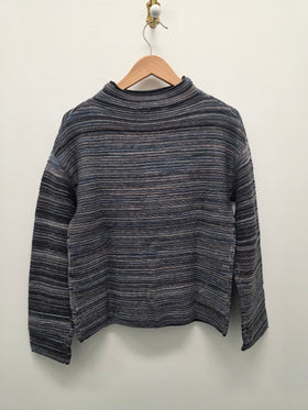 Women's French Dressing | Long Sleeve Sweater | Indigo Space Dye