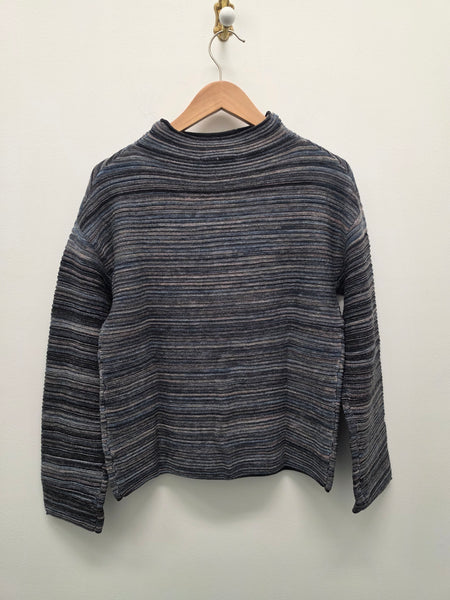 Women's French Dressing | Long Sleeve Sweater | Indigo Space Dye