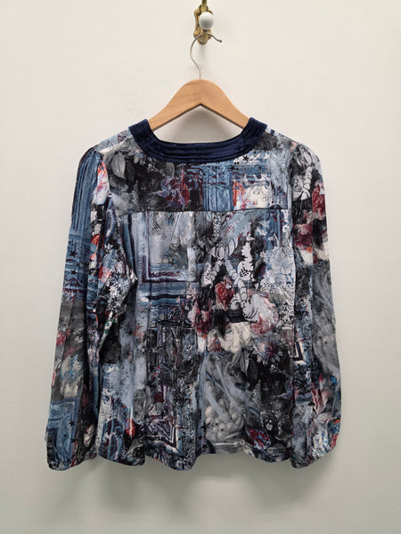 Women's French Dressing | Long Sleeve Top | Indigo Gallery