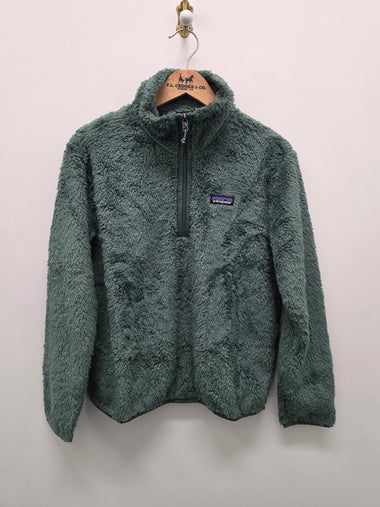 Women's Patagonia | Los Gatos Quarter Zip Sweater | Canopy Green