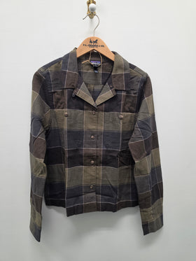 Women's Patagonia | Lightweight Fjord Flannel Shirt | Basin Green
