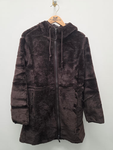 Women's Patagonia | Lonesome Mesa Hooded Parka | Den Brown