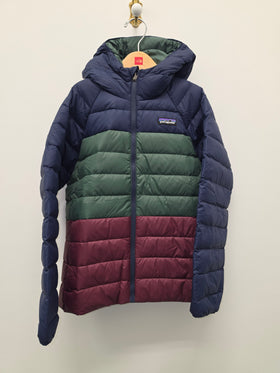 Kids' Patagonia | Reversible Down Sweater Hoody Jacket | New Navy