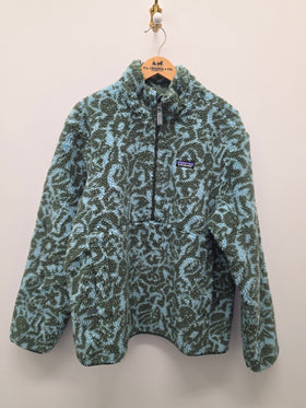 Men's Patagonia | Retro-X Pullover | Mountain Sun: Canopy Green