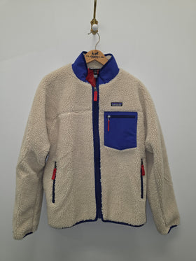 Men's Patagonia | Classic Retro Jacket | Dark Natural w/ Cobalt Blue