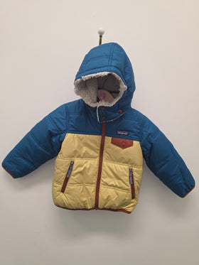 Toddlers' Patagonia | Reversible Tribbles Hoody | Limestone Yellow