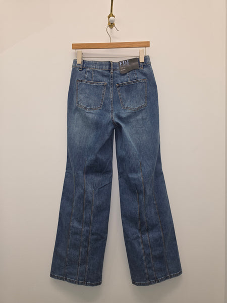 Women's French Dressing | Olivia Wide Leg Denim | Medium Dark