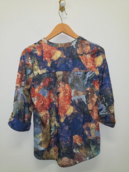 Women's French Dressing Jeans | 3/4 Sleeve Henley Top | Tallulah