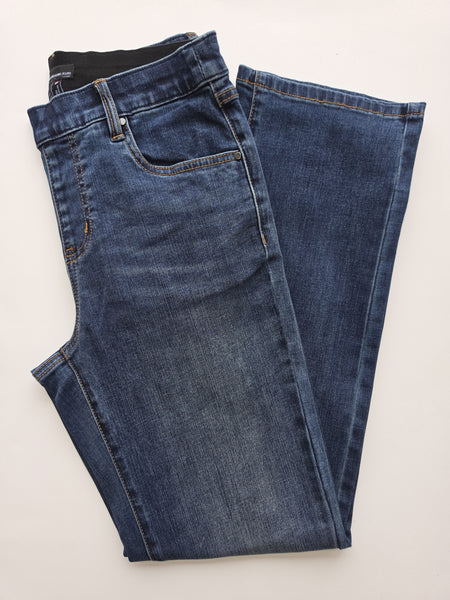 Women's French Dressing | Basic Pull-On Straight Ankle Denim | Dark Wash