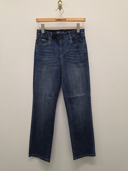 Women's French Dressing | Basic Pull-On Straight Ankle Denim | Dark Wash