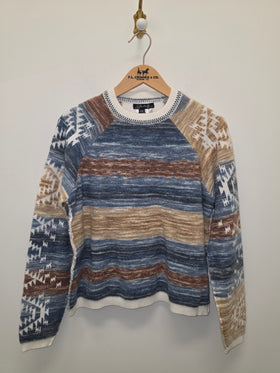 Women's Charlie B | Double Layer Reversible Raglan Sweater | Lake Tahoe