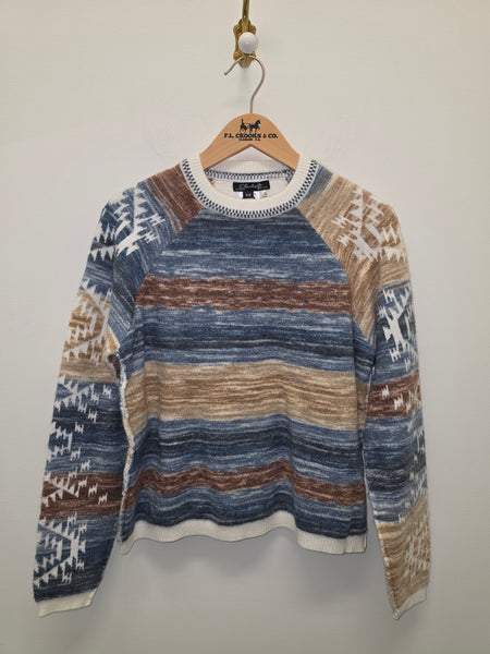 Women's Charlie B | Double Layer Reversible Raglan Sweater | Lake Tahoe