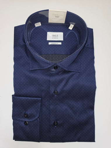 Men's Eterna | Dobby Dress Shirt | Dark Blue