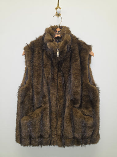 Women's Renuar | Faux Fur Vest | Mink