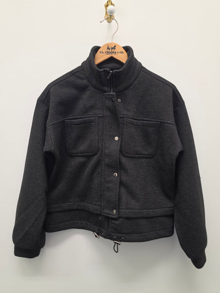 Women's French Dressing | Bomber Jacket | Charcoal