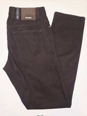 Men's Alberto | 1607/Pipe Soft Twill Pant | Brown