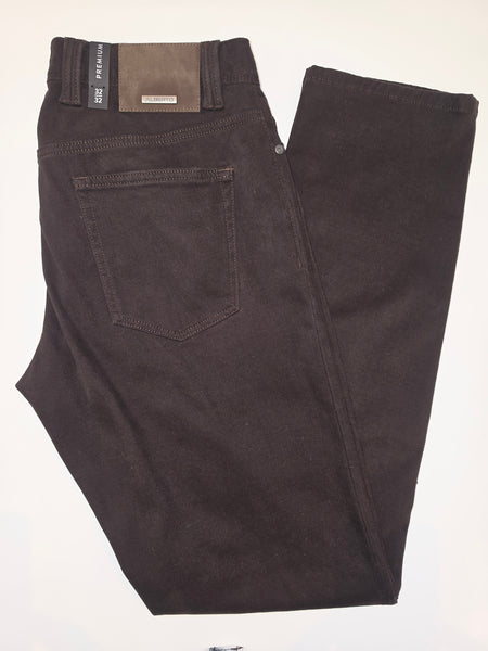 Men's Alberto | 1607/Pipe Soft Twill Pant | Brown