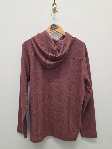 Men's Tommy Bahama | Fireside Coast Hoodie |  Pinot Noir