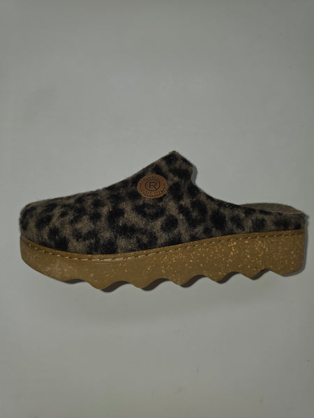 Women's ROHDE Shoes | Foggia Felt Clog | Animal Print