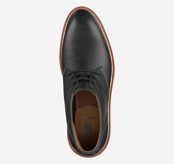 Men's Johnston & Murphy | Upton Chukka | Black Full Grain Top
