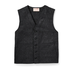 Men's Filson | Mackinaw Wool Vest | Charcoal