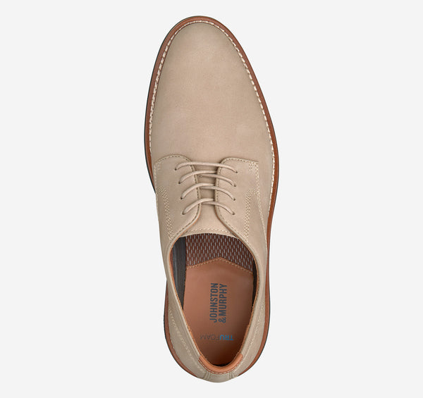 Men's Johnston & Murphy | Upton Plain Toe | Taupe Nubuck Top
