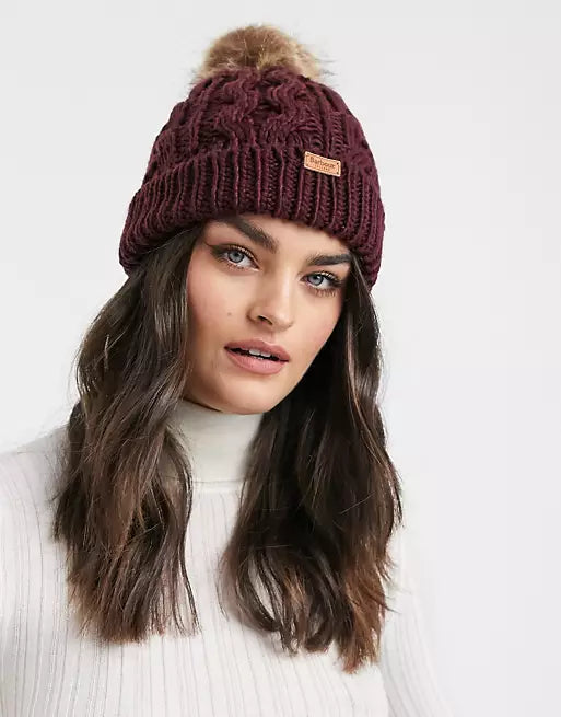 Barbour wool hat top womens