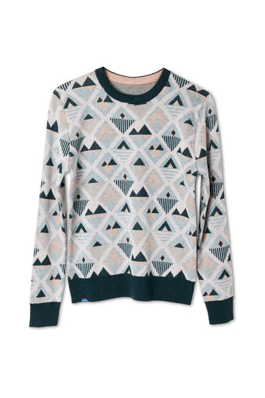 Women's Kavu | Hilrose Crewneck Sweater | Argyle Ridge