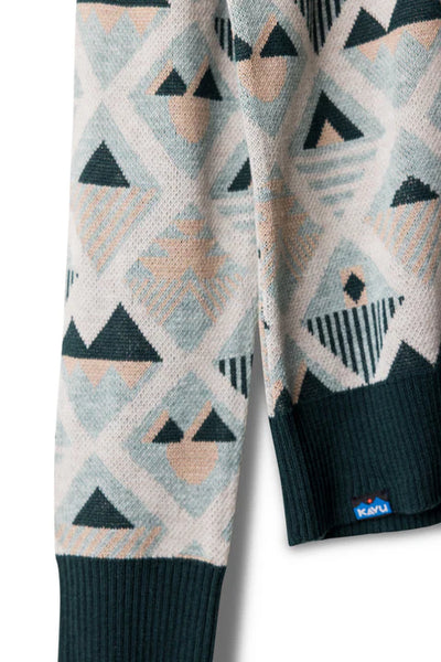 Women's Kavu | Hilrose Crewneck Sweater | Argyle Ridge