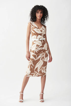 Women's Joseph Ribkoff | Palm Wrap Dress | Vanilla/Beige