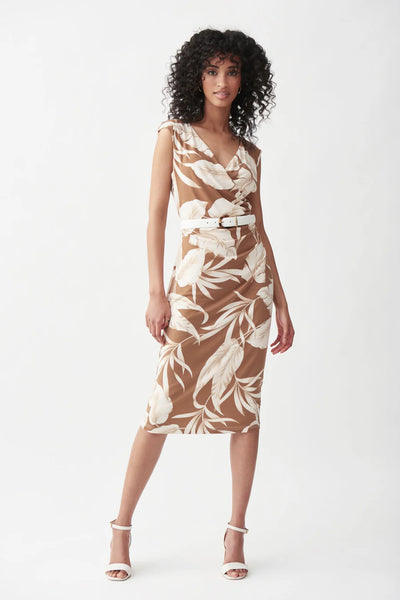 Women's Joseph Ribkoff | Palm Wrap Dress | Vanilla/Beige
