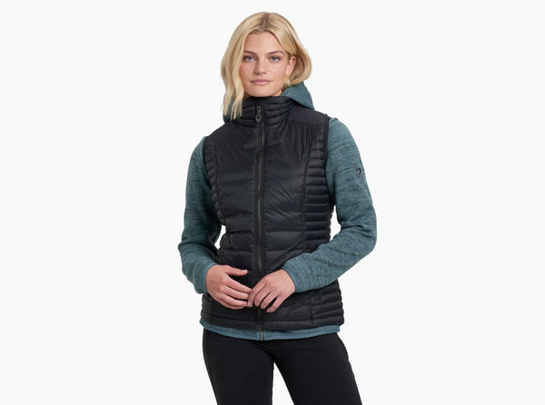 Women's KÜHL | Spyfire Tear Resistant Nylon Vest | Blackout