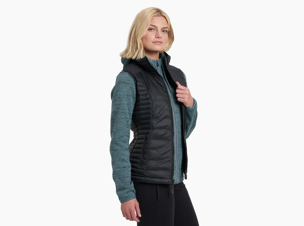 Women's KÜHL | Spyfire Tear Resistant Nylon Vest | Blackout
