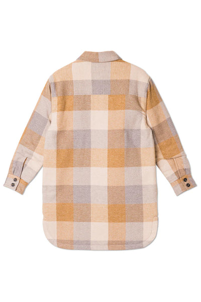 Women's Kavu | Ivywood Flannel Shirt Jacket | Mellow Yellow