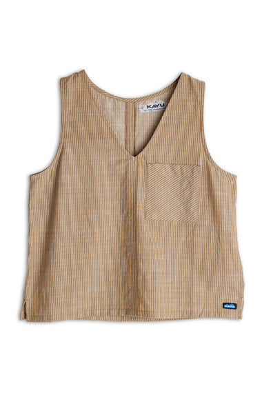 Women's Kavu | Vacay Relaxed V-neck Sleeveless Top | Basswood