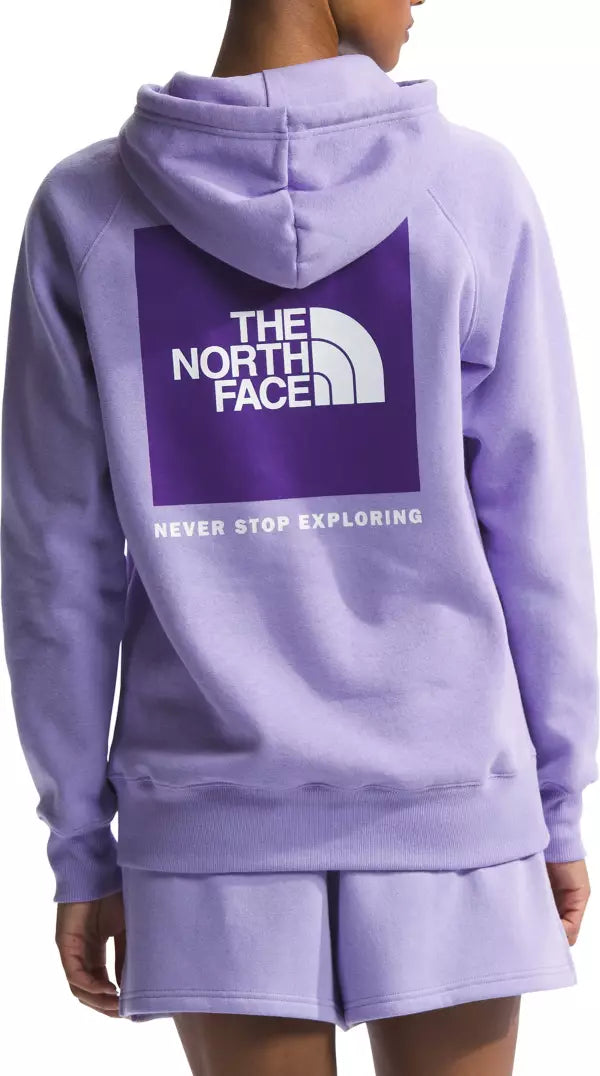 Women s The North Face Box NSE Pullover Hoodie High Purple FLCrooks
