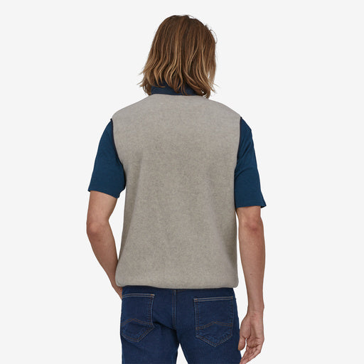 Men's Patagonia | Synchilla® Fleece Vest | Oatmeal Heather Back