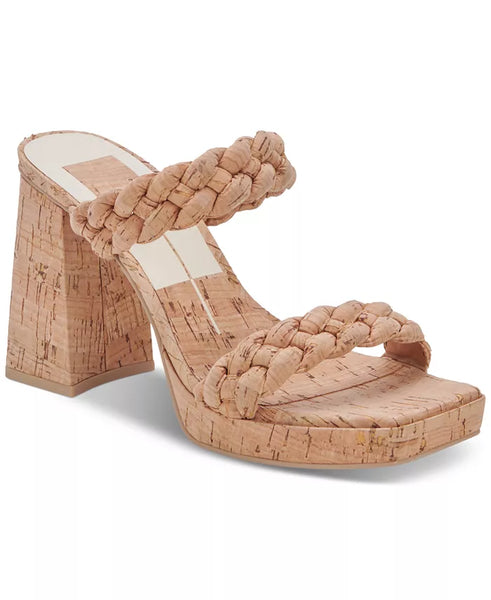 Women's Dolce Vita | Ashby Braided Two-Band Platform Sandal | Natural