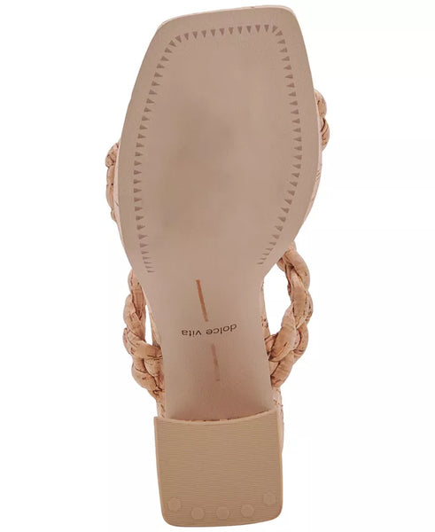 Women's Dolce Vita | Ashby Braided Two-Band Platform Sandal | Natural