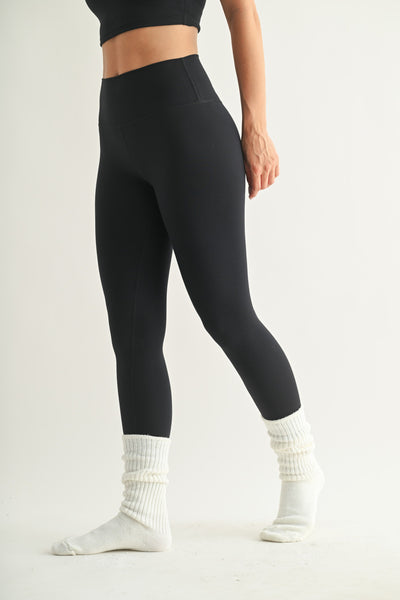 Women's Mono B | Venice Cloud Light Contour High-Waisted Leggings | Black
