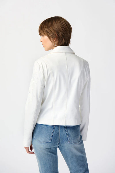 Women's Joseph Ribkoff | Vanilla Faux Suede Jacket | Vanilla