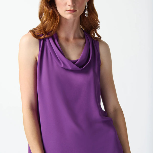 Women's Joseph Ribkoff | Draped Neck Sleeveless Top | Majesty