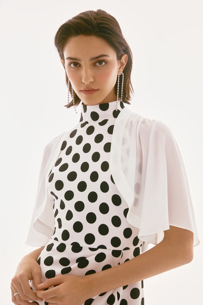 Women's Joseph Ribkoff | Georgette Bell Sleeve Bolero | Ivory