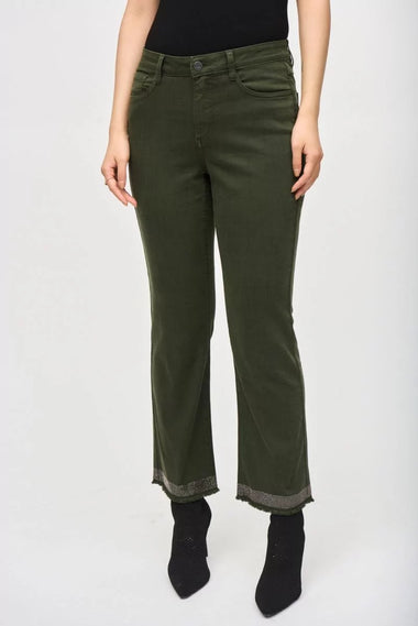 Women's Joseph Ribkoff | Iguana Denim Straight Jean | Green