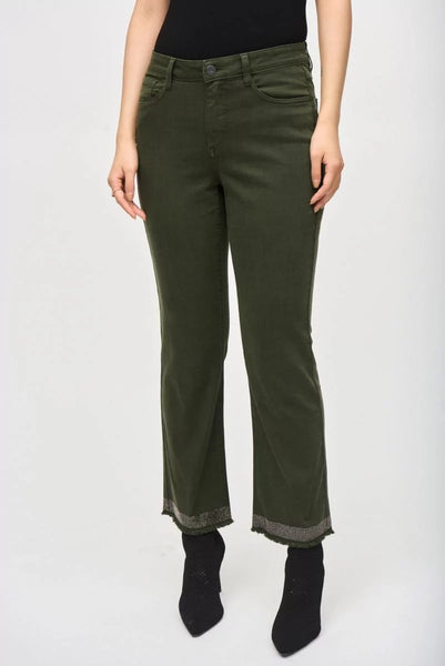 Women's Joseph Ribkoff | Iguana Denim Straight Jean | Green
