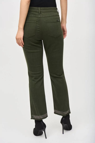 Women's Joseph Ribkoff | Iguana Denim Straight Jean | Green