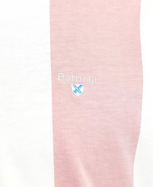 Men's Barbour | Osborne Stripe Short-Sleeve T-Shirt | Pink Salt