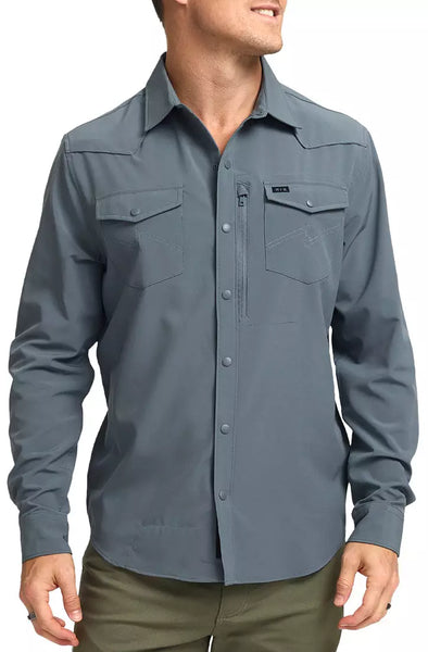 Men's Howler Bros | Emerger Tech Long Sleeve Shirt | Dark Slate